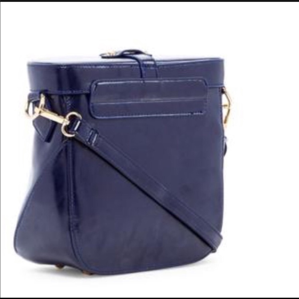 Vintage Crossbody Blue Handbag - Picture 2 of 3